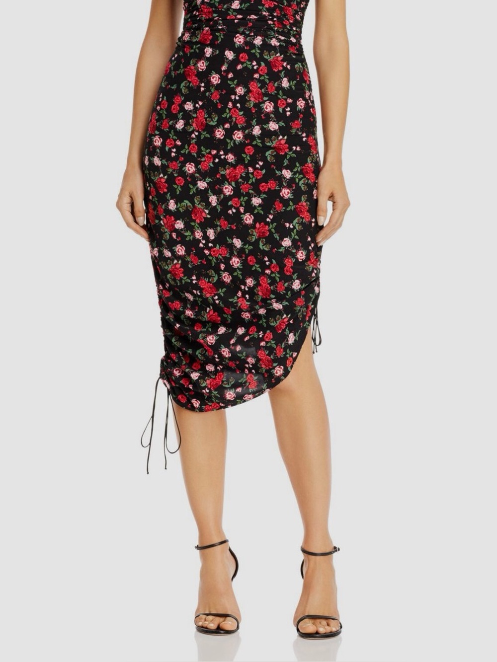 For Love & Lemons Molly Floral Drawstring Skirt